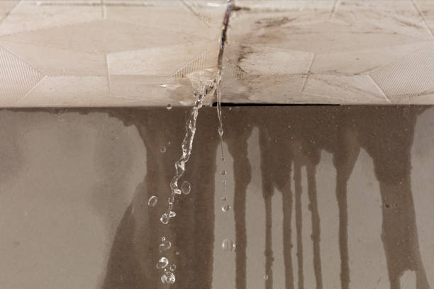 Professional Sewage Cleanup technician working in Bretz, WV